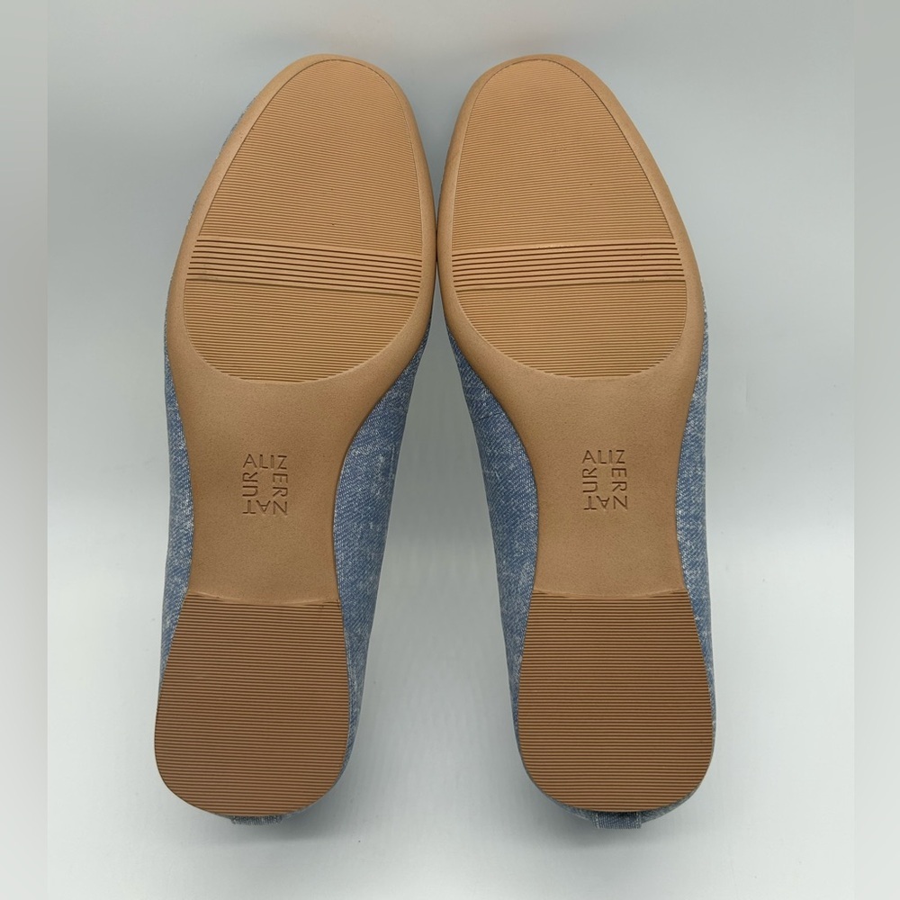 Naturalizer Layla Loafers Sky Blue Suede Women’s Flats Size 9W (EUR 40 UK 6.5) - Picture 10 of 12